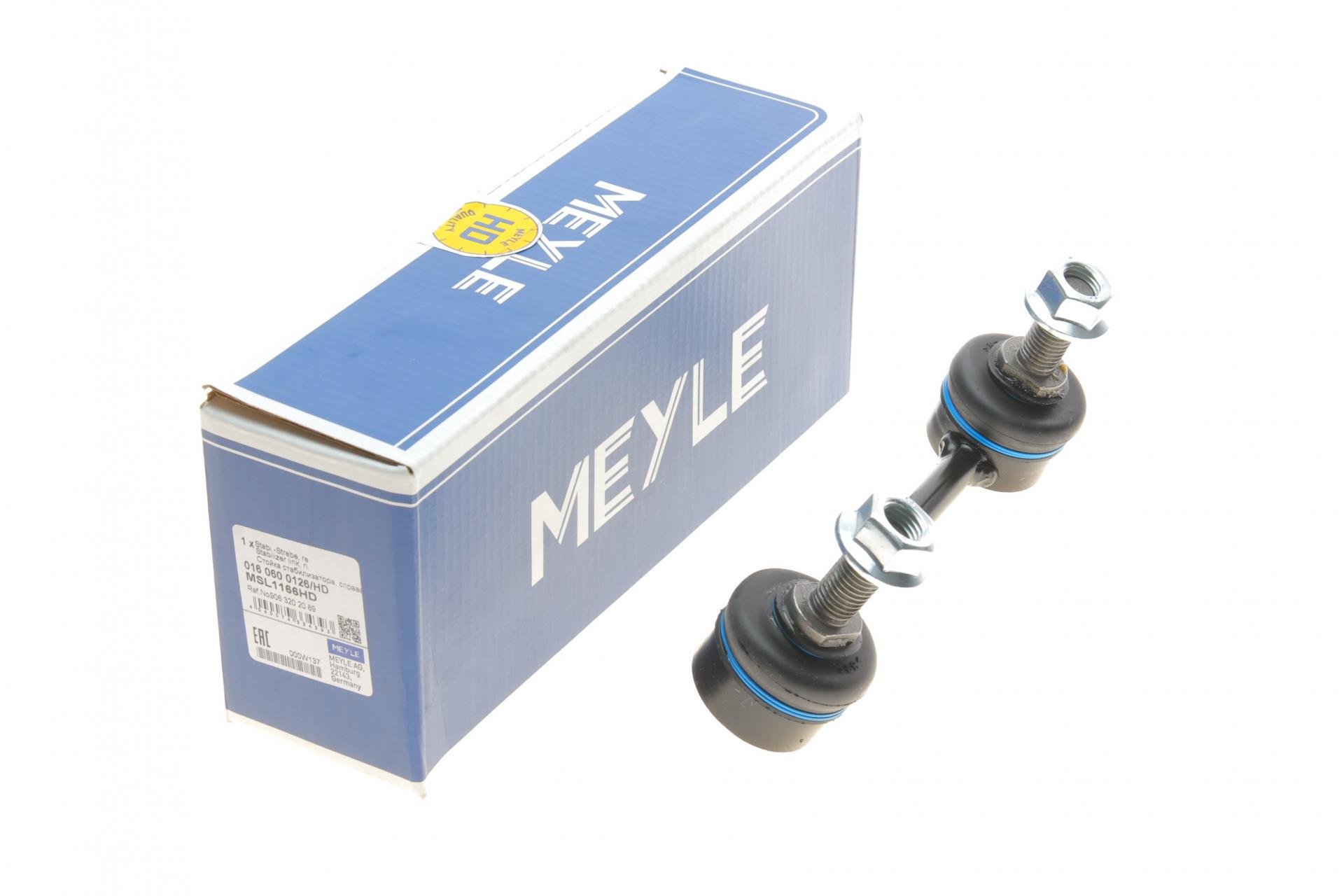 Тяга стабілізатора переднього R Mercedes Sprinter 906/907/910 06- - 016 060 0126/HD MEYLE