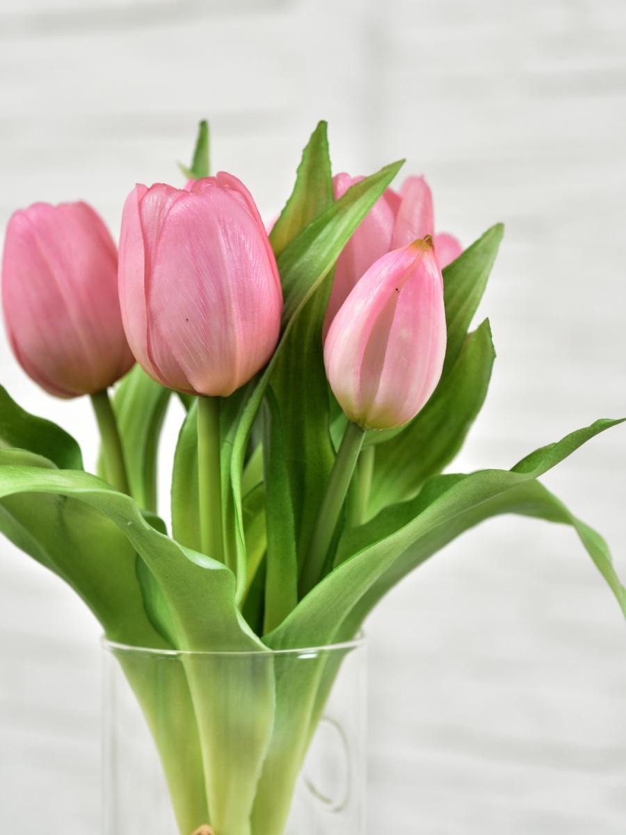 Тюльпан букет Indigo Premium 7 голов 30 см Сиреневый (73229-5) - фото 2 Тюльпан букет Indigo Premium 7 голов 30 см Сиреневый (73229-5) - фото 2