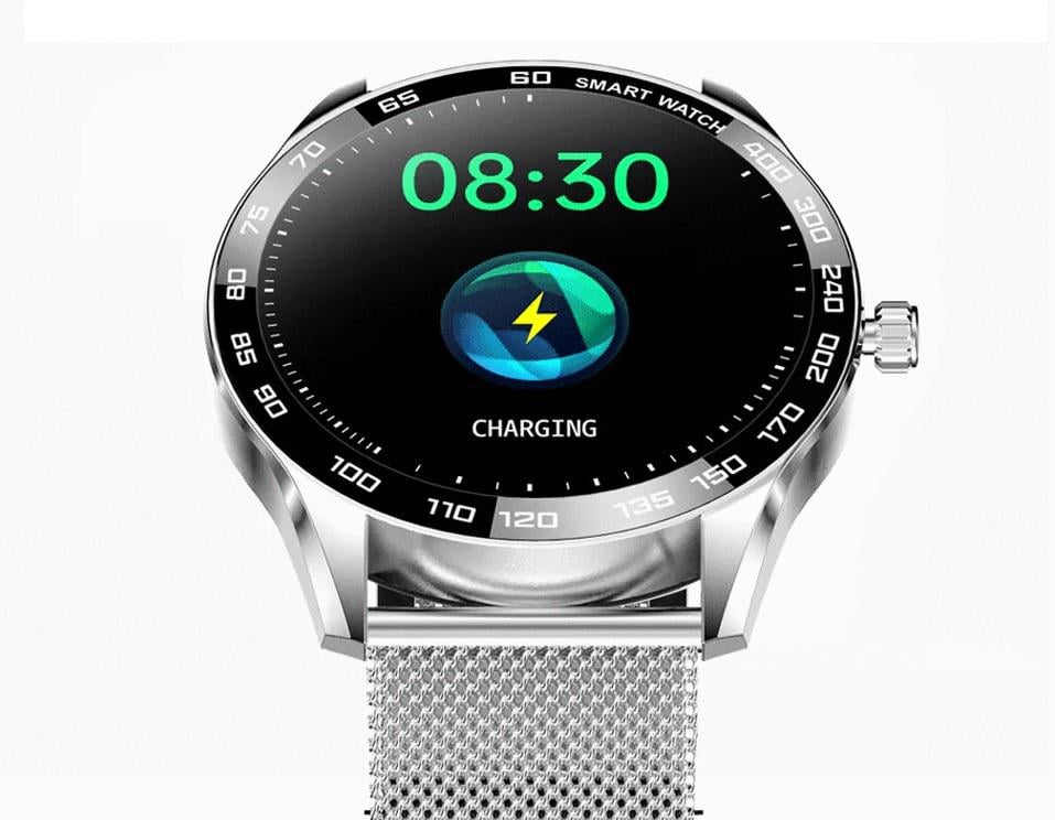 Смарт-годинник LEMFO MK28 silver 2 ремінці (eef78377) - фото 6