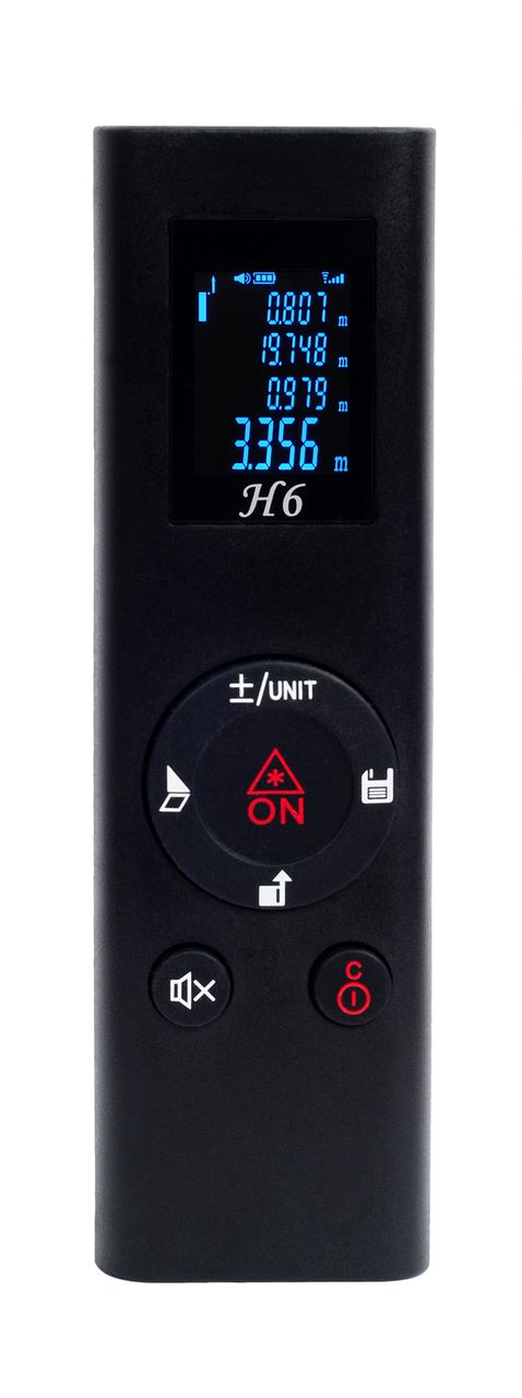Лазерний далекомір Hireed 40 м H6 IP54 Чорний - фото 7 Лазерний далекомір Hireed 40 м H6 IP54 Чорний - фото 7