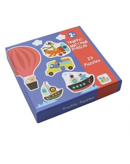 Деревянный пазл игра Транспорт Traffic Matching Puzzles 46 элементов - фото 2 Деревянный пазл игра Транспорт Traffic Matching Puzzles 46 элементов - фото 2