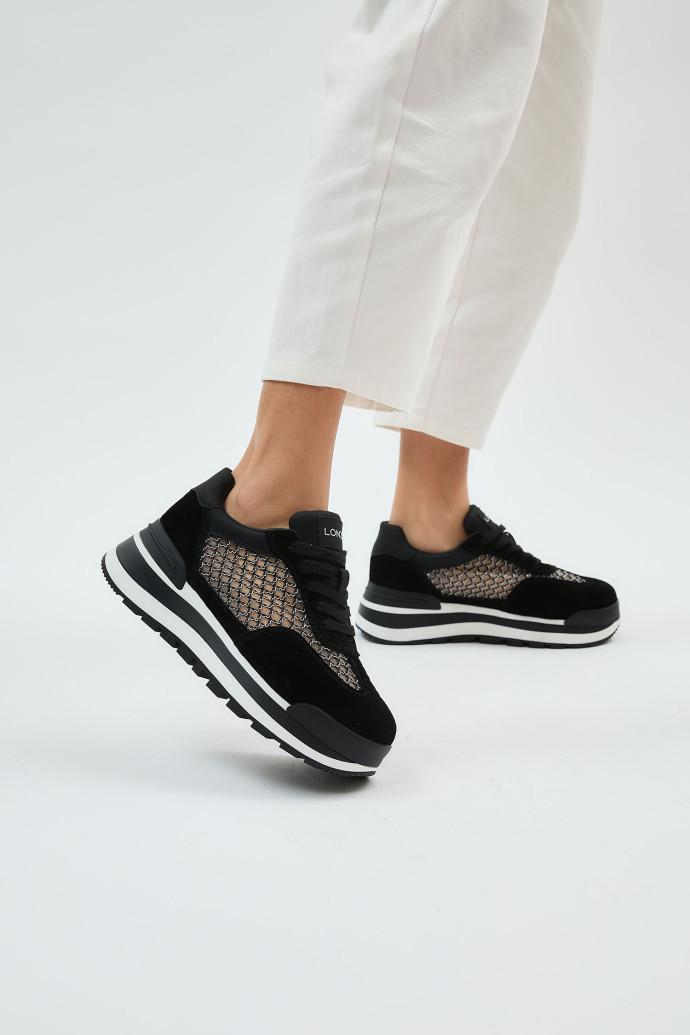 Кросівки жіночі літні LONZA р. 39 Чорний (198847) - фото 3 Кросівки жіночі літні LONZA р. 39 Чорний (198847) - фото 3
