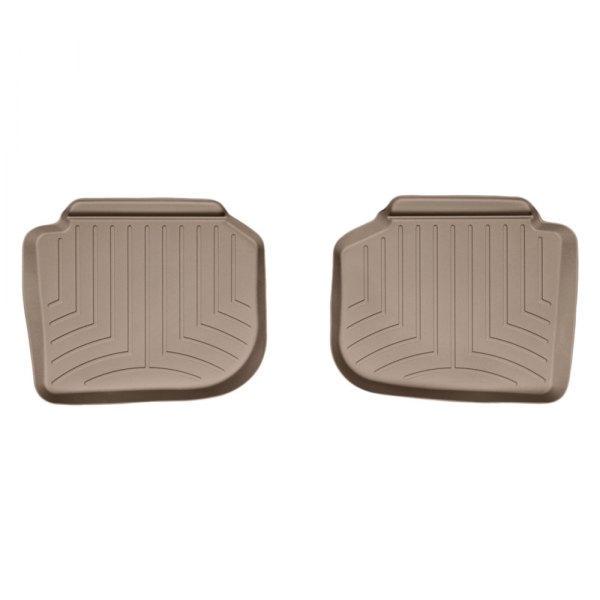 Коврики в салон WeatherTech задні Volkswagen Passat B7/B8 USA 2012 - з бортиком Бежевий (11526585)