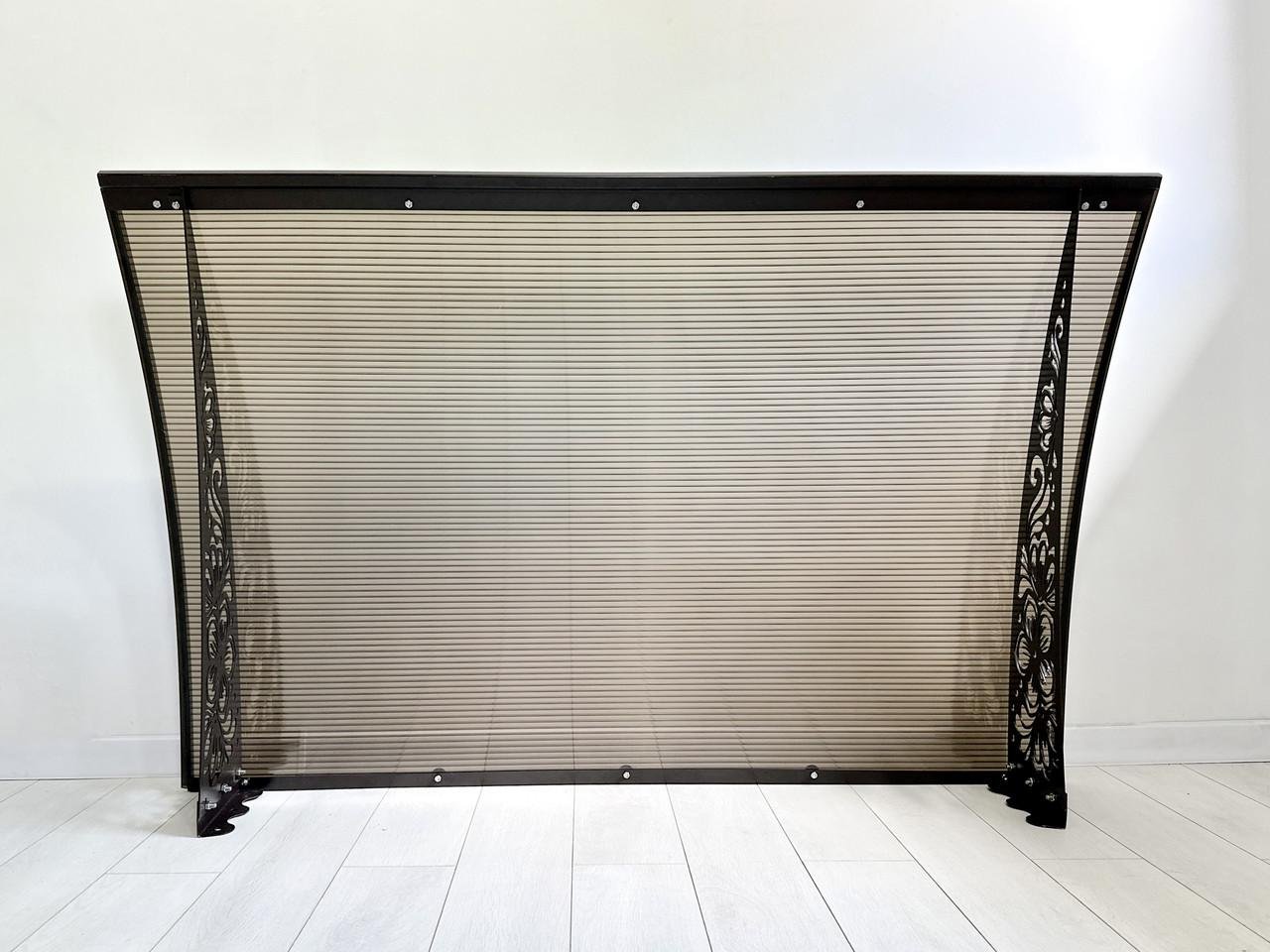 Навес-козырек Цветы 2 сотовый поликарбонат 6 мм 100х80 см (2702252) - фото 3 Навес-козырек Цветы 2 сотовый поликарбонат 6 мм 100х80 см (2702252) - фото 3