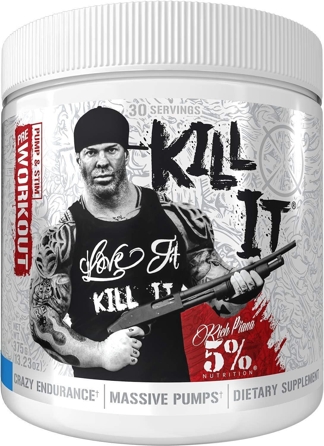 Комплекс предтренировочный Rich Piana 5% Nutrition Kill It Blue raspberry 345 г