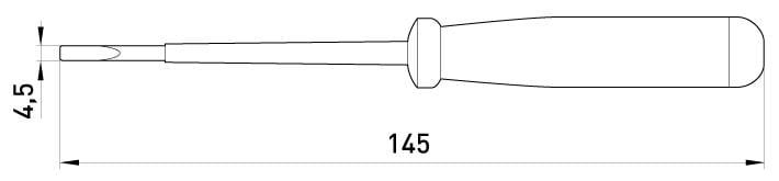 Отвертка-индикатор E.NEXT e.tool.test03 4,5x155 мм прямой SL 100-500V AC (t001103) - фото 3