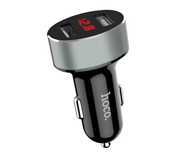 Пристрій зарядний автомобільний Hoco Z26 2,1 A 2 USB Black