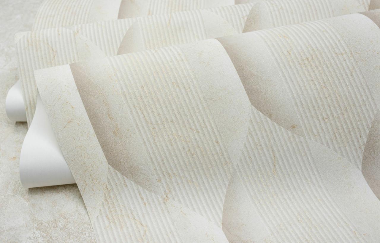 Обои флизелиновые SINTRA Volume 526217 декор винил горячего тиснения 1,06х10,05 м Бежевый