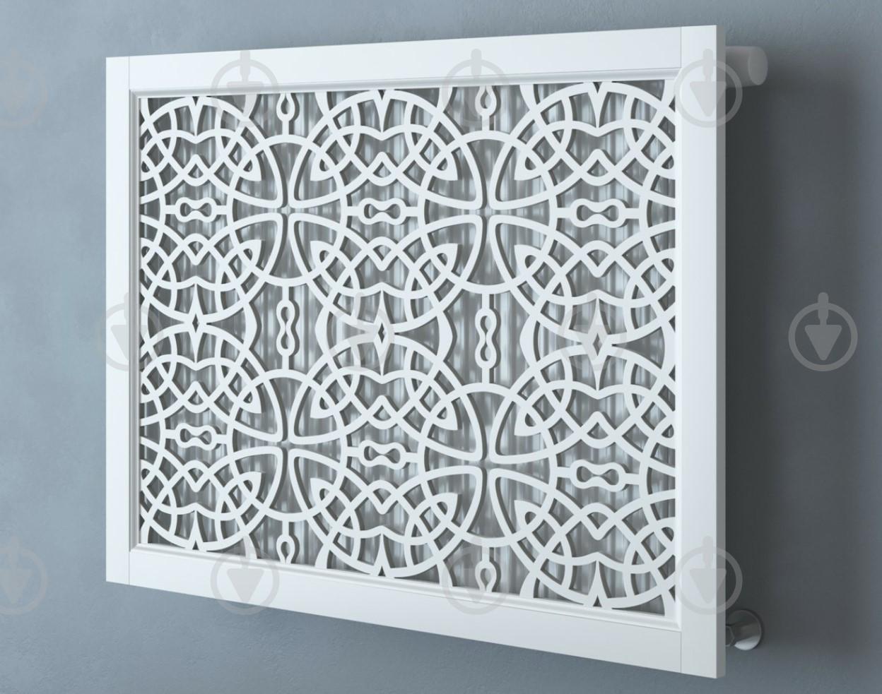 Экран-решетка декоративная на батарею отопления R14-F100 Белый (25068668)