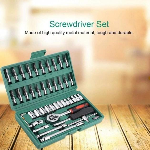 Набір інструментів універсальний Steel Tool Set 46 Piece - фото 6