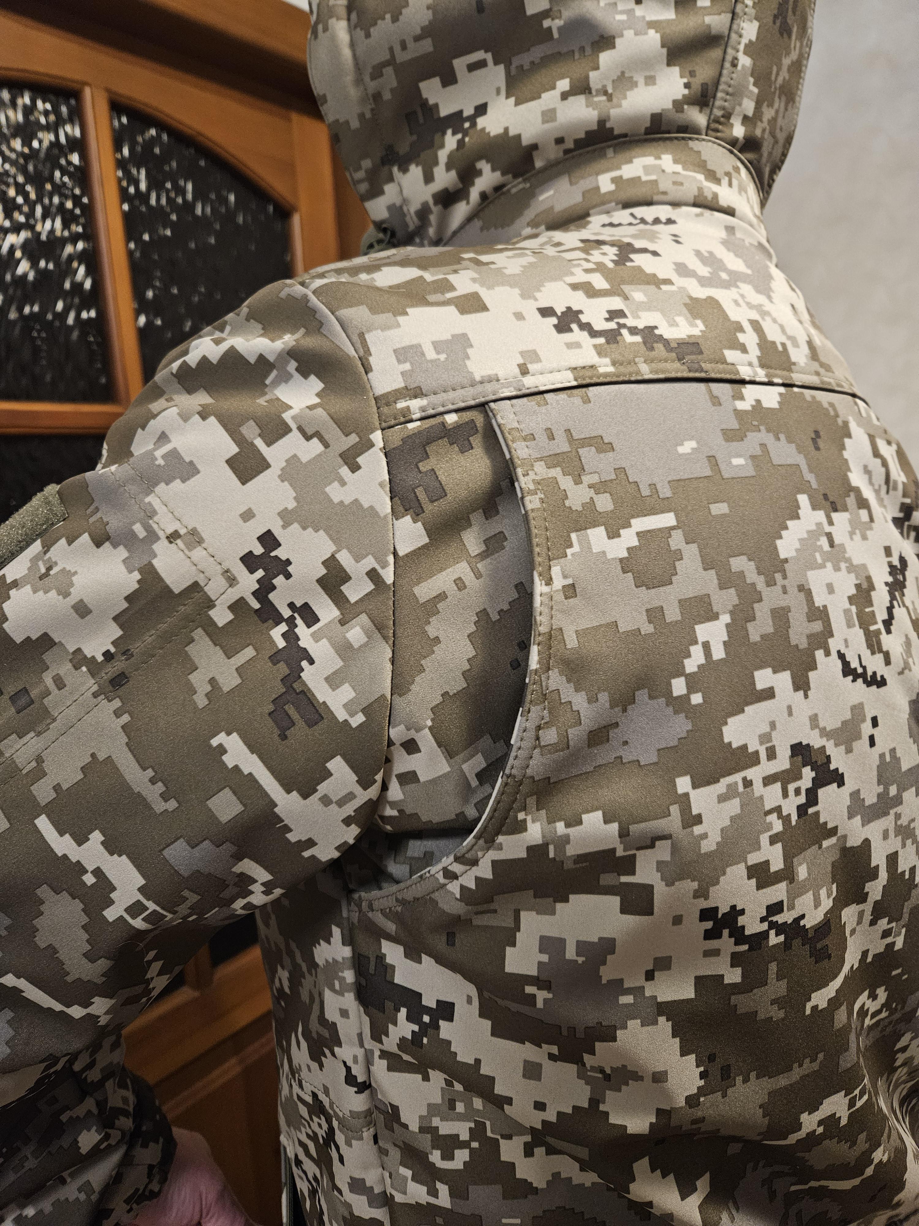 Куртка Софт шел р. 56-58 Піксель (13) - фото 4 Куртка Софт шел р. 56-58 Піксель (13) - фото 4