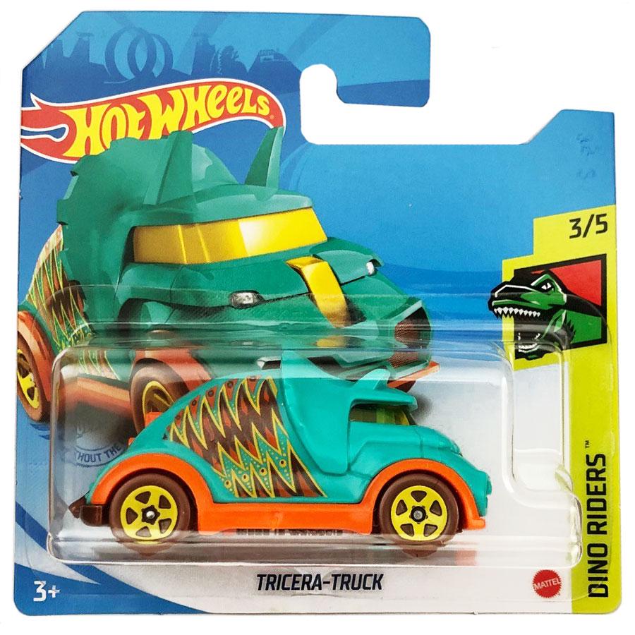 Машинка базовая Hot Wheels серии Dind Riders 3/5 Tricera-Truck 2021