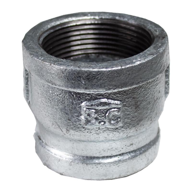 Муфта редукційна B.C 1 1/2"х1 1/4" чавунна оцинкована (TU-21655)