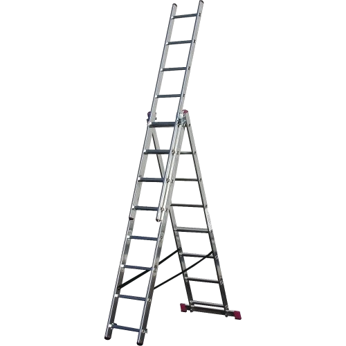 Лестница трансформер Krause Corda 3х8 рабочая высота 5,4 м с максимальной нагрузкой до 150 кг (29703693)