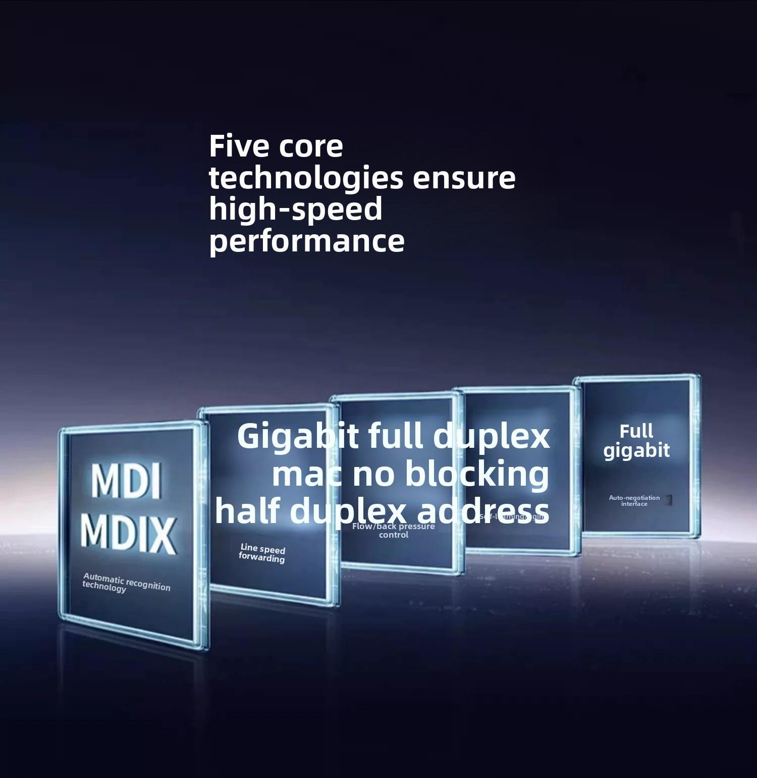 Коммутатор сетевой Ugreen 5 портов 1000 мбит/с 4kV (55466) - фото 14