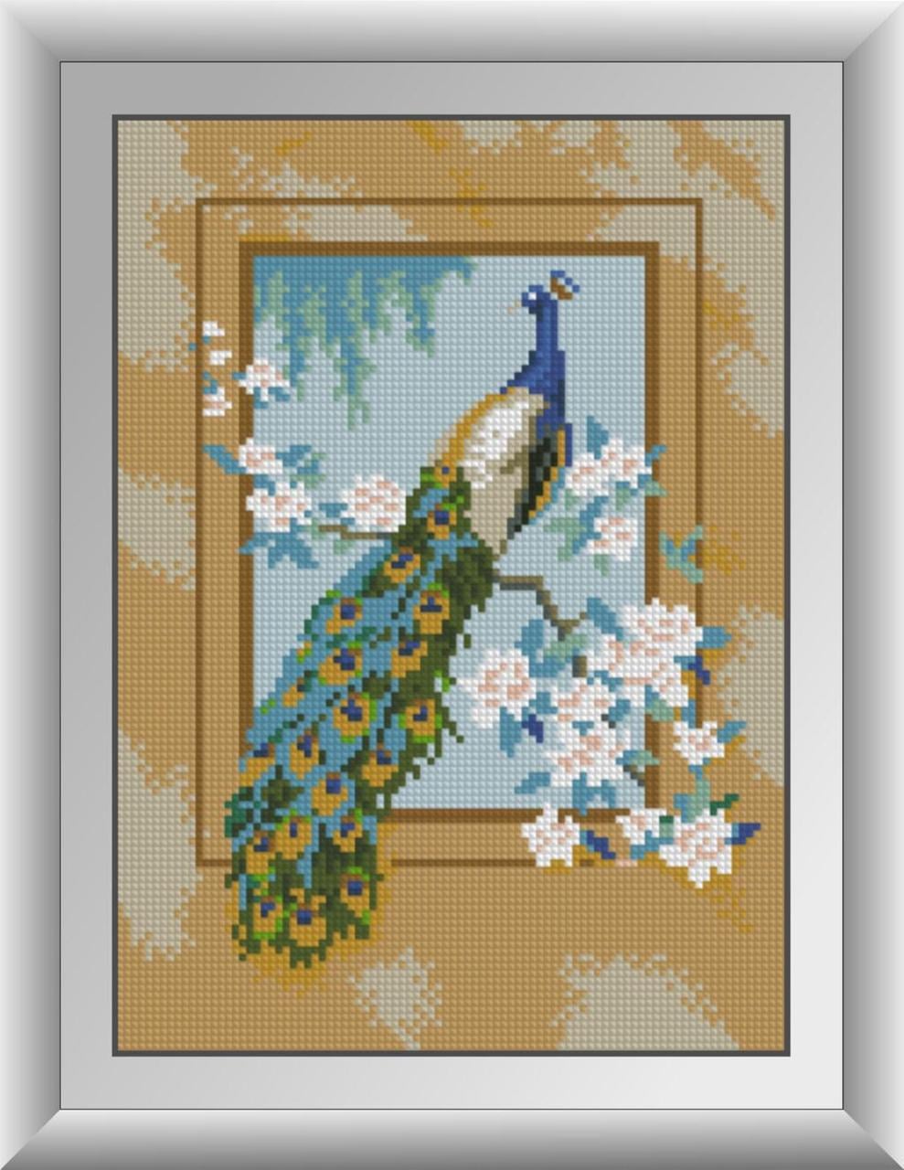 Алмазная мозаика Dream Art Павлин 23x32 см (DA.30327)