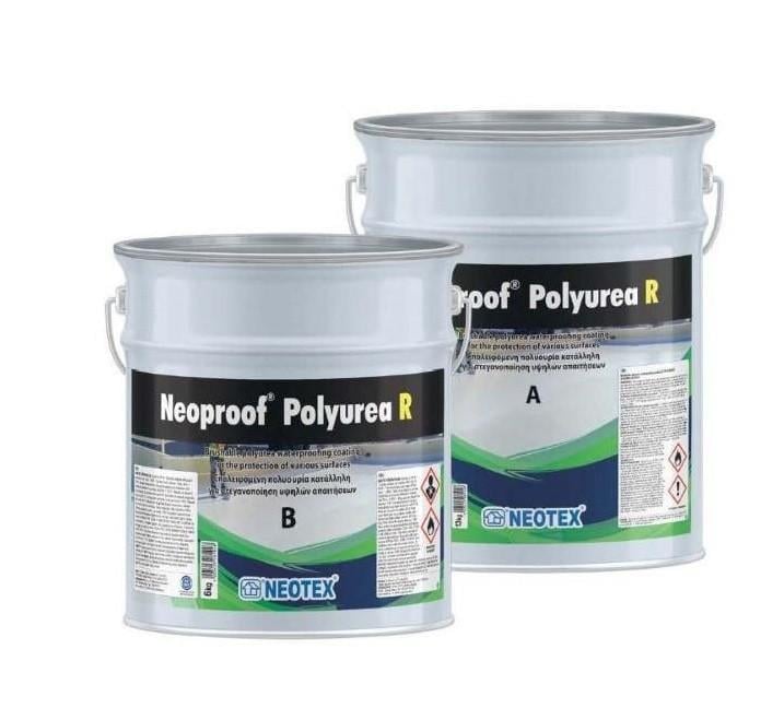 Гидроизоляция эластичная Neoproof Polyurea R полисечовинная для крыш/фундаментов/стен Белый (1447660132)