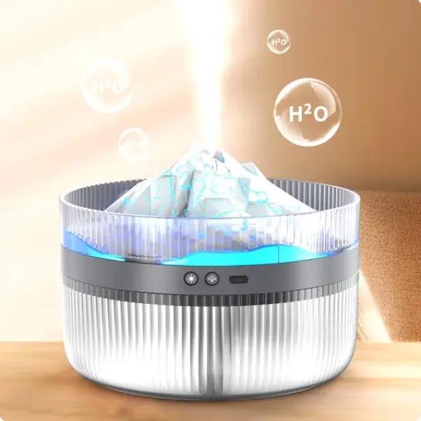 Увлажнитель воздуха-ночник Volcano Humidifier Белый (MS-14638) - фото 3