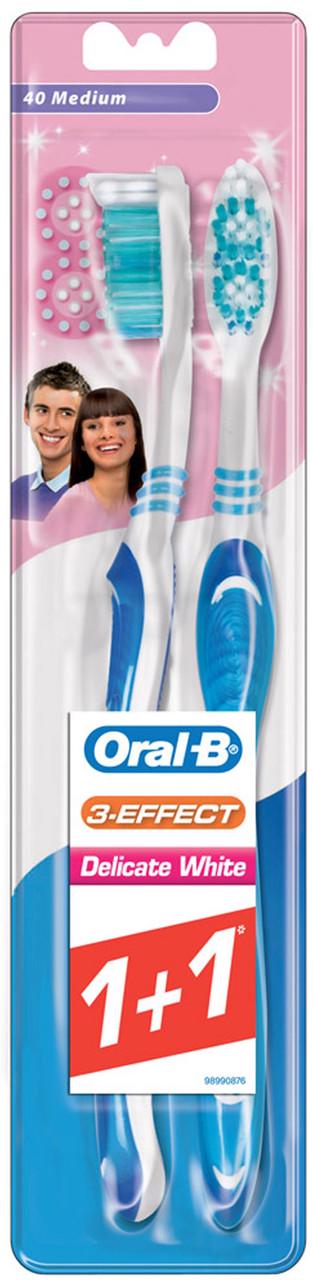 Зубна щітка Oral-B 3-Effect середня 2 шт. (3014260842093) - фото 1