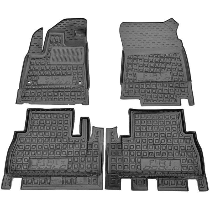 Килимки автомобільні AVTO-Gumm Fiat Doblo III 22- Top Чорний (12101)