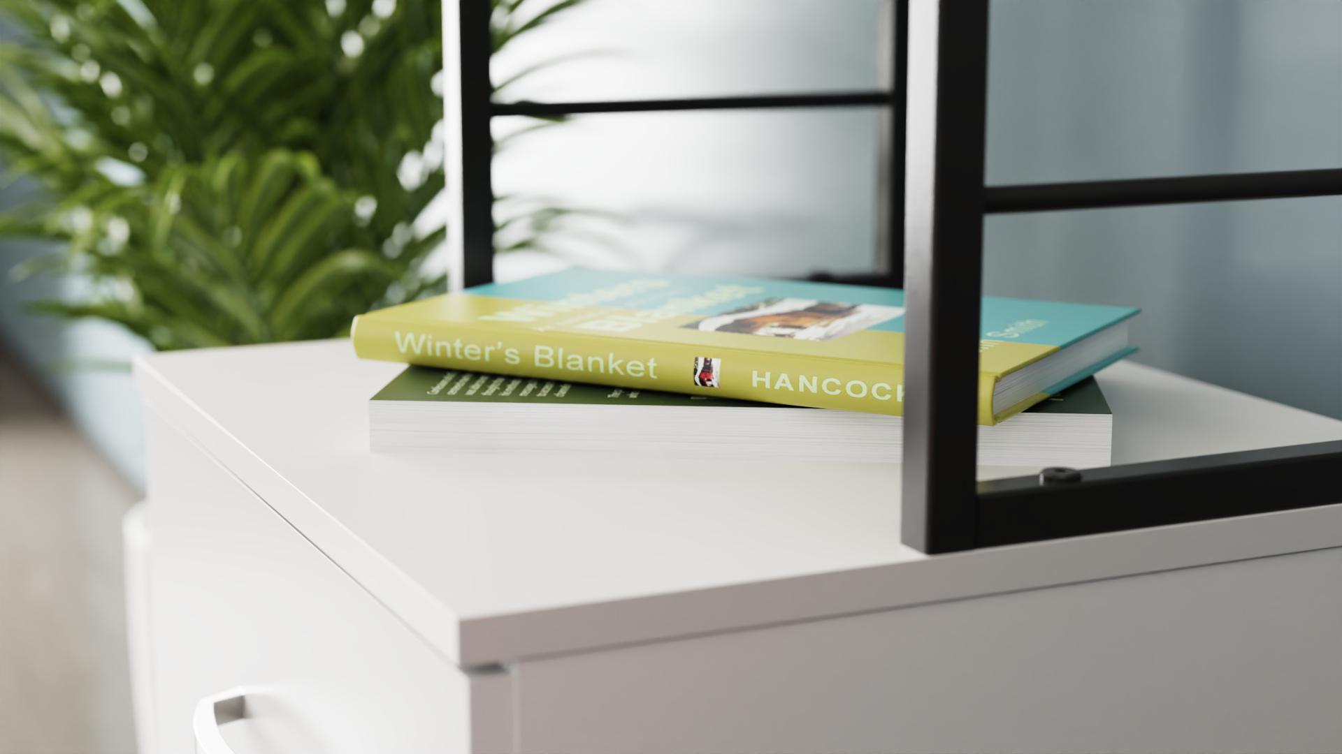 Стіл-тумба трансформер Ferrum-decor Смарт 4/1 з етажеркою метал/ДСП 16 мм 1430x1450x500 мм Чорний/Білий (FRD-105123) - фото 5 Стіл-тумба трансформер Ferrum-decor Смарт 4/1 з етажеркою метал/ДСП 16 мм 1430x1450x500 мм Чорний/Білий (FRD-105123) - фото 5