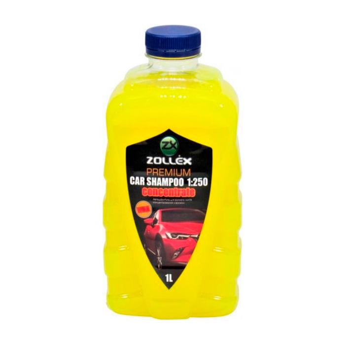Автошампунь концентрат Zollex Premium с воском 1 л 18057 (102390)