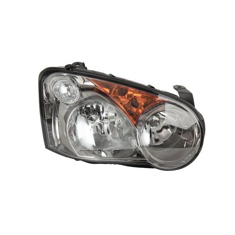 Фара передняя правая Subaru Impreza 2003-2005 H1/HB3 черная рамка (220-1111R-LDEM7)