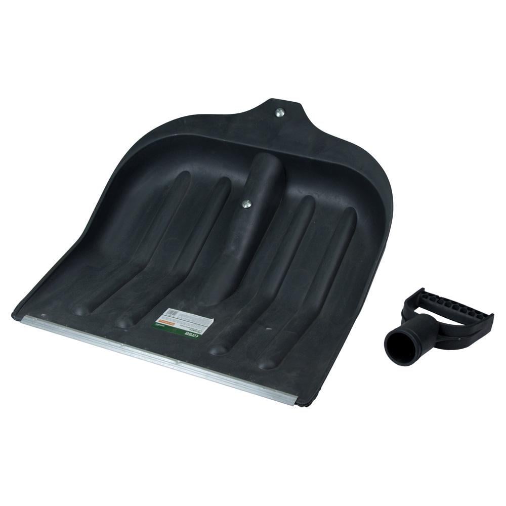 Лопата для уборки снега Grad пластиковая с алюминиевой планкой 440x460x10 мм (5049415)