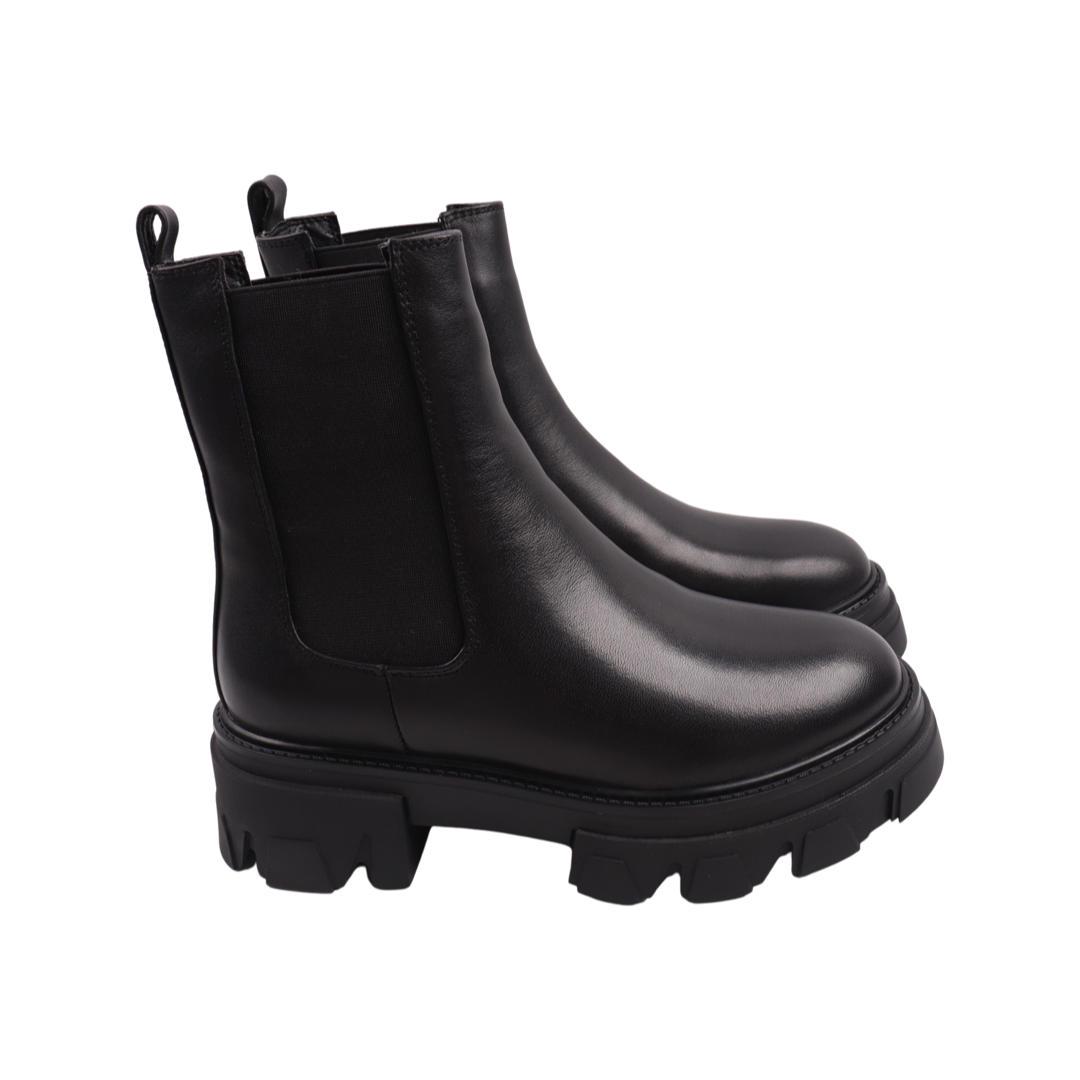 Ботинки женские Erisses из кожи р. 35 Черный (971-23ZHC)