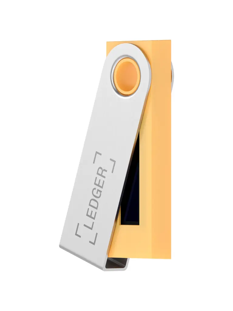 Криптовалютный кошелек Ledger Nano S Saffron Yellow