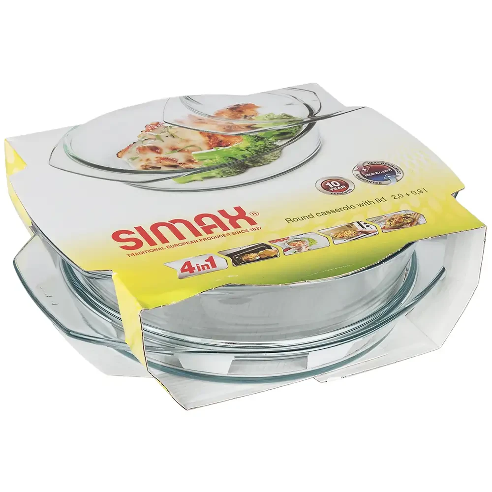 Каструля скляна Simax з кришкою 2 л (s6026/6036) - фото 8 Каструля скляна Simax з кришкою 2 л (s6026/6036) - фото 8