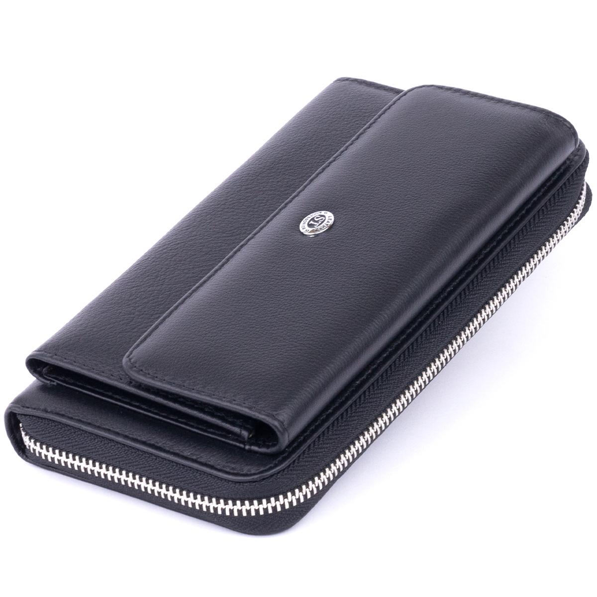 Гаманець жіночий ST Leather 19367 шкіра Чорний