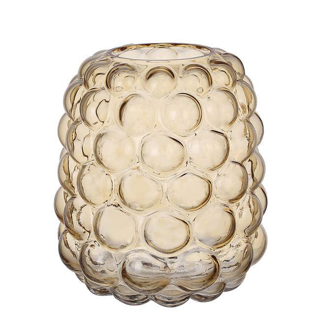 Ваза стеклянная Flora Bauble 20 см Коричневый (32951)