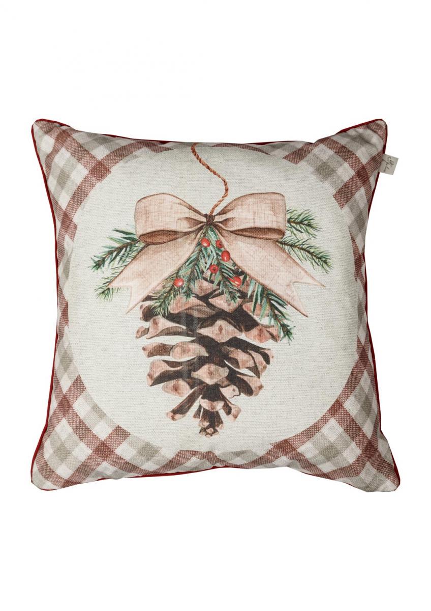 Наволочка декоративна Шишка 45х45 см (031702)