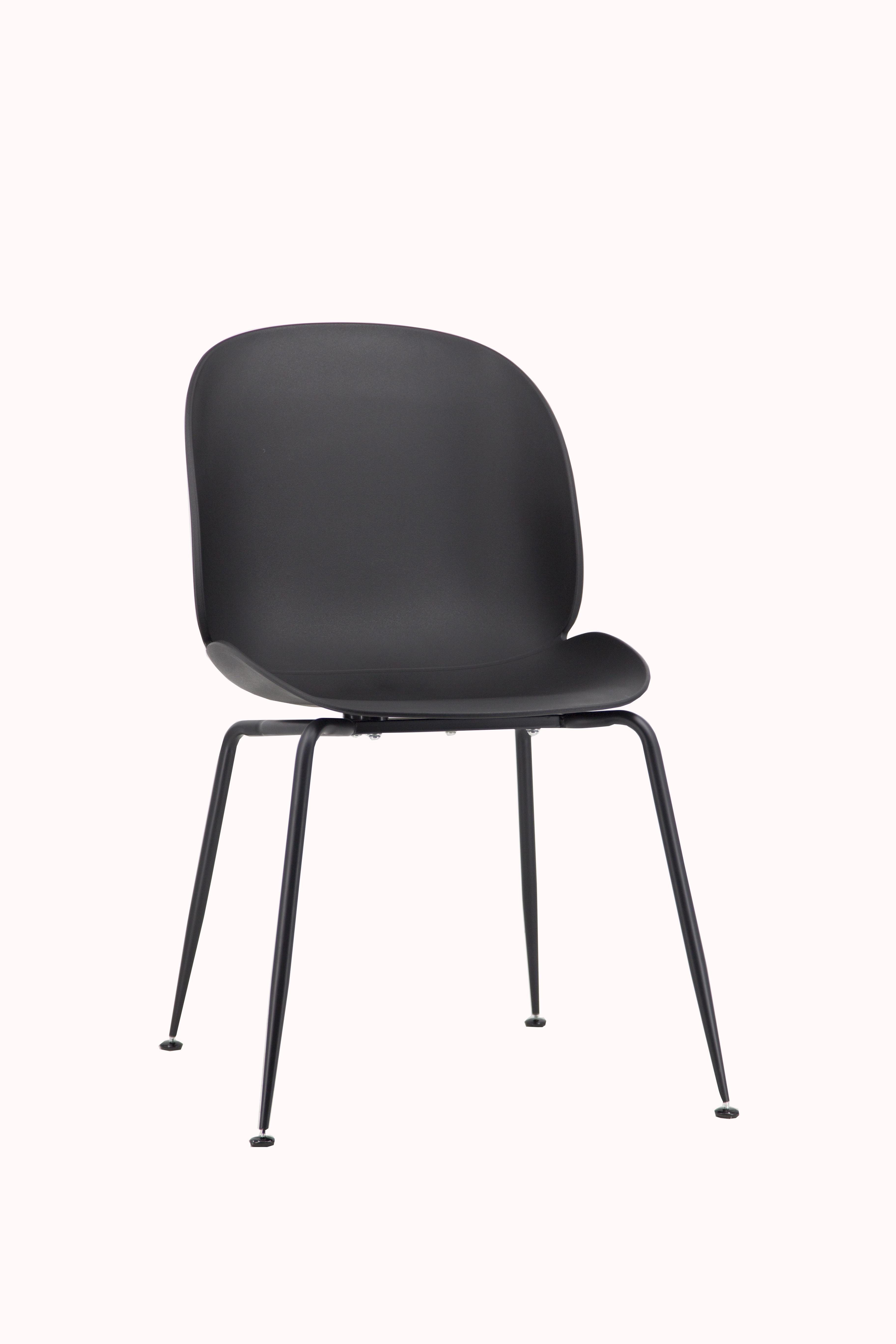 Стул обеденный Wow chair пластиковый Черный (1471)