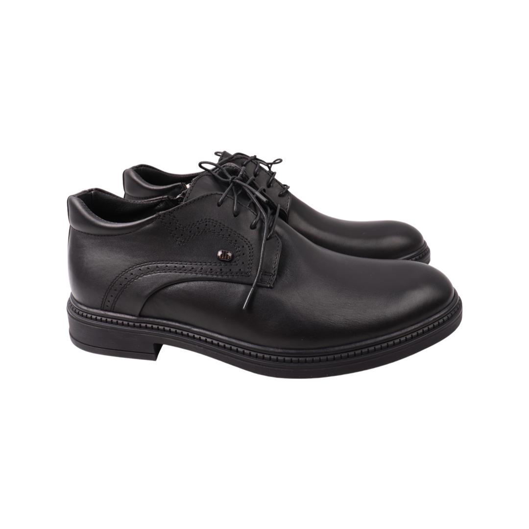 Туфли мужские Vadrus из кожи р. 44 Черный (371-22ZHC)