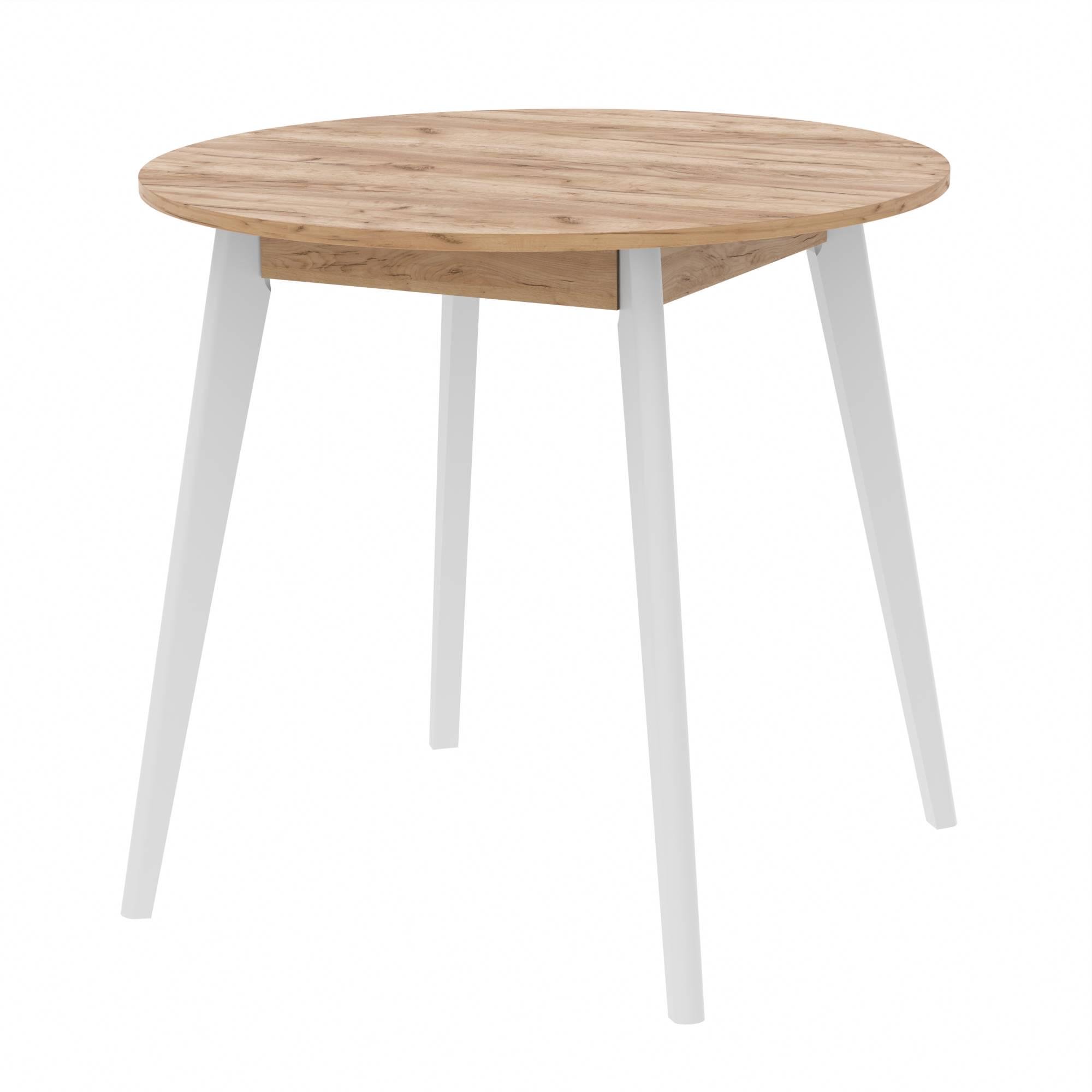 Стол обеденный Неман БОН 880 Дуб крафт золотой/Белый (558871)