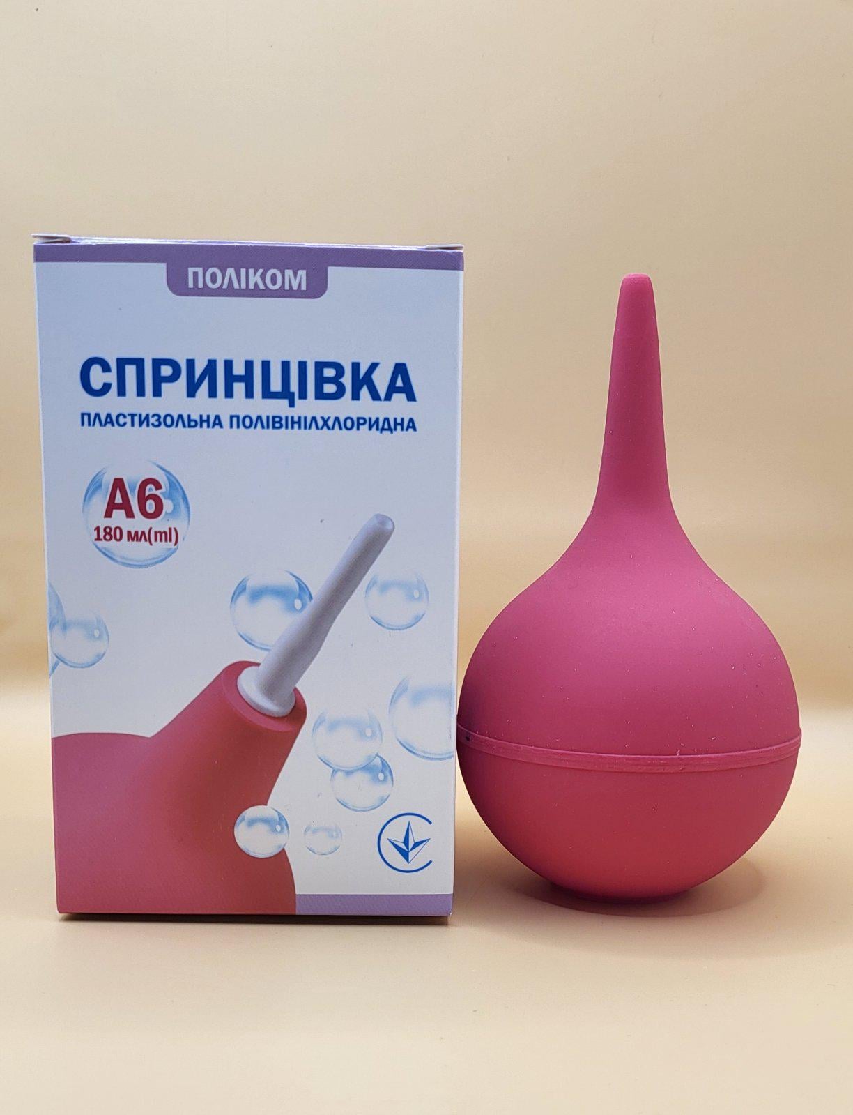 Спринцовка поликом А-6 180 мл с мягким наконечником (36996827)