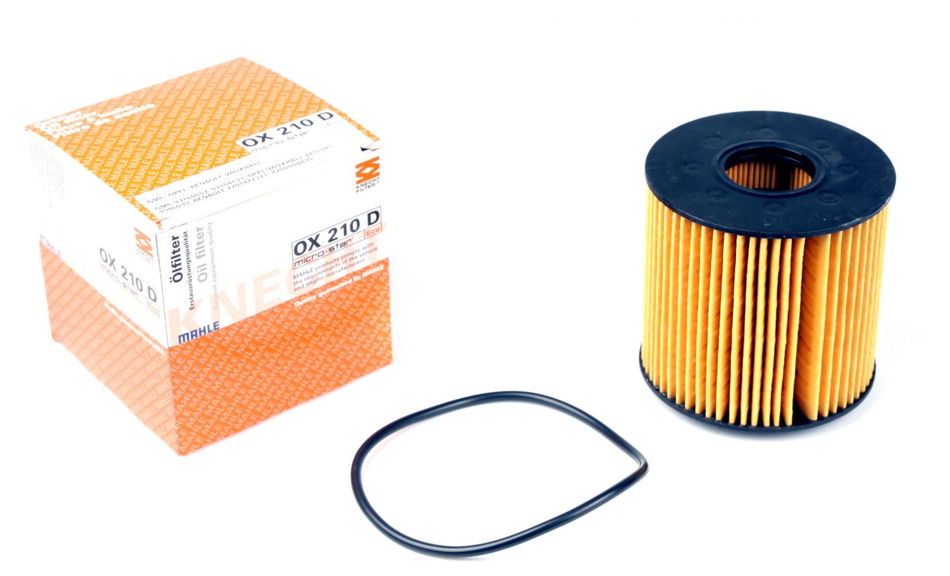 Фильтр масляный KNECHT для Renault Trafic/Master/Opel Movano 2,5dCi 00- (OX 210D)