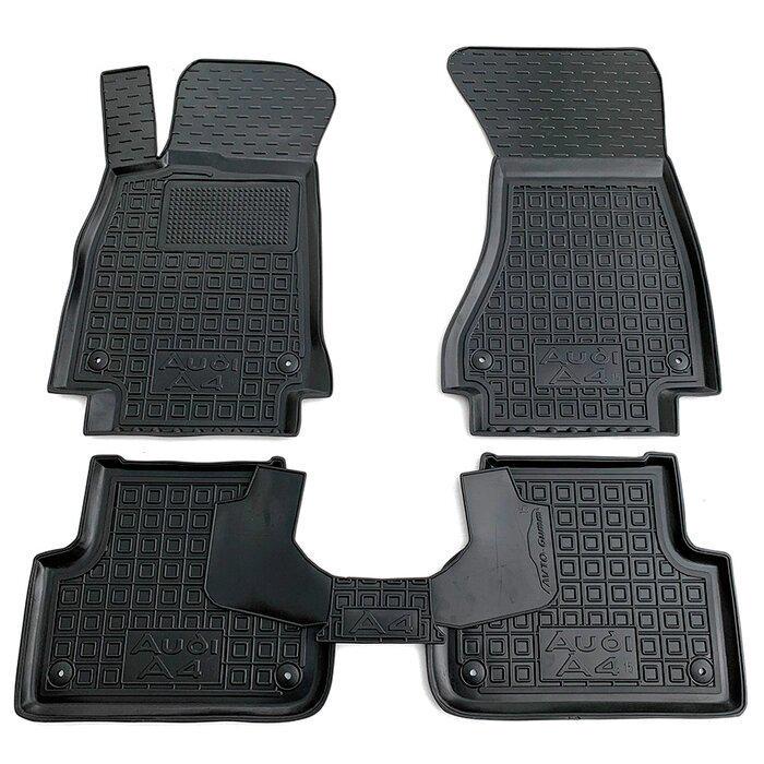 Комплект ковриков автомобильных AVTO-Gumm для Audi A4 B9 15-24 Черный (11789)