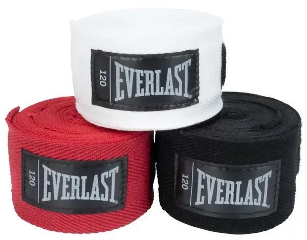 Бинты Everlast CORE HANDWRAPS 3 PACK 120 304,8 см Черный/Белый/Красный (P00003251)