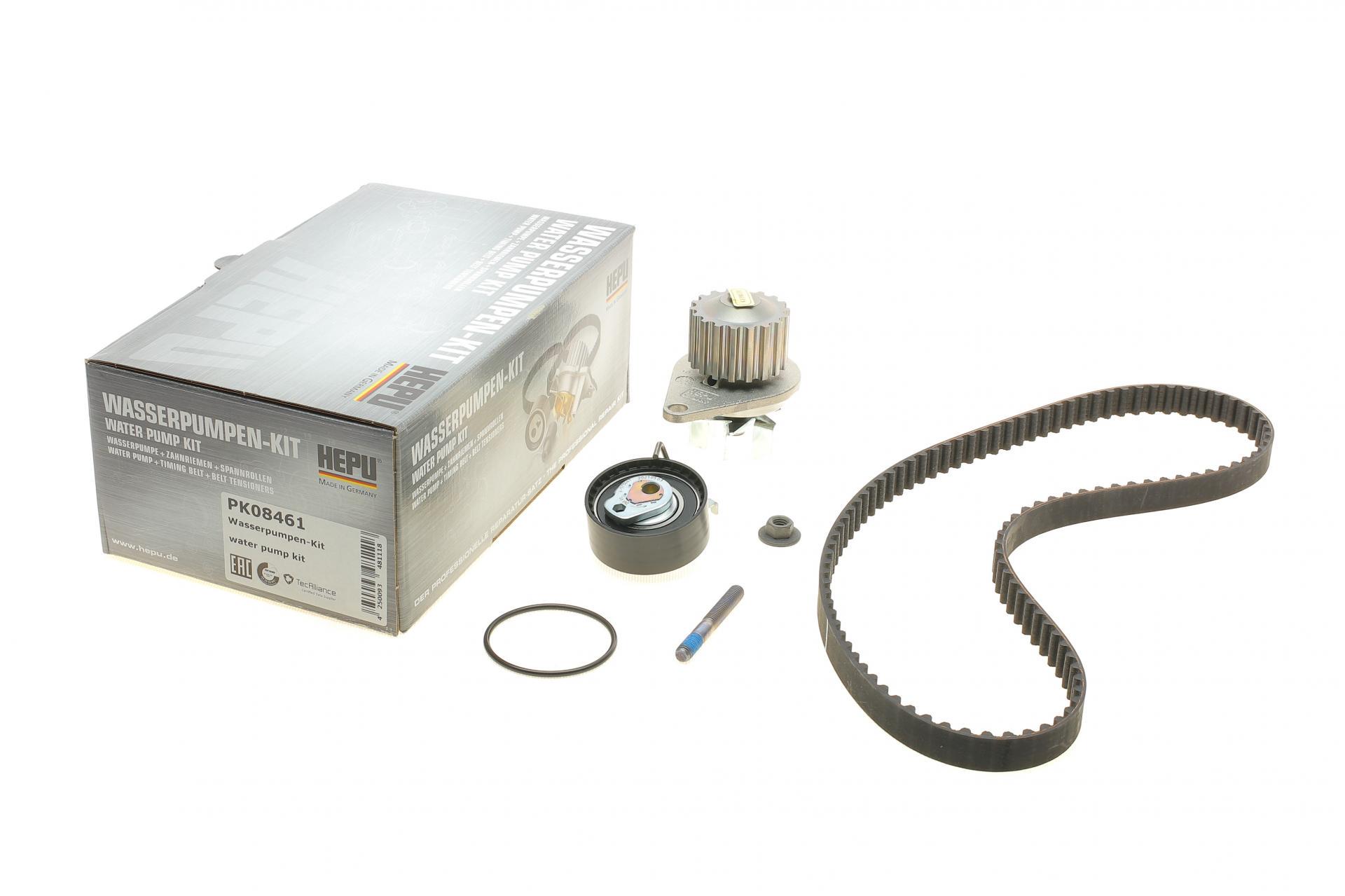 Комплект ГРМ і помпа Hepu Citroen Berlingo 1.4i 96-11 104x17 (PK08461)