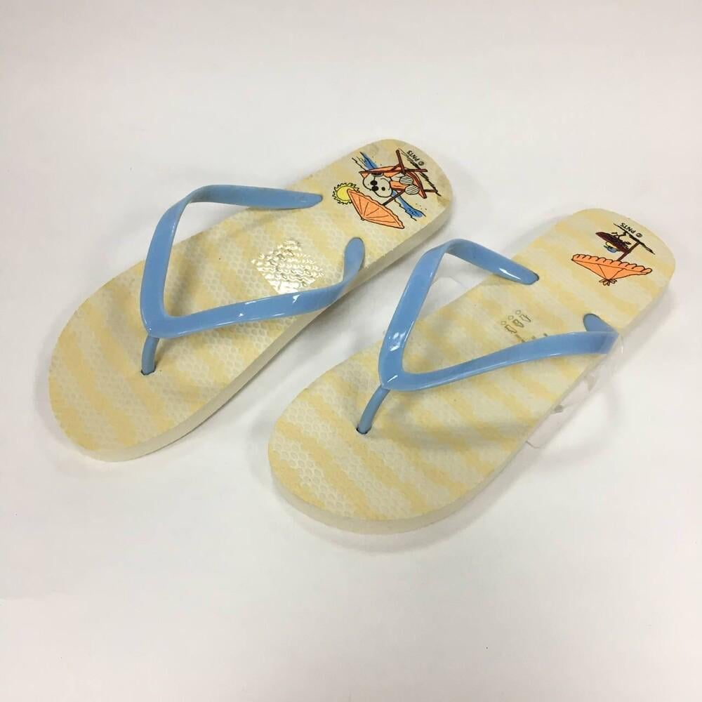 Тапки C&A 20141-2133756x65 жіночі р. 36-37 Бежево-блакитний Тапки C&A 20141-2133756x65 жіночі р. 36-37 Бежево-блакитний