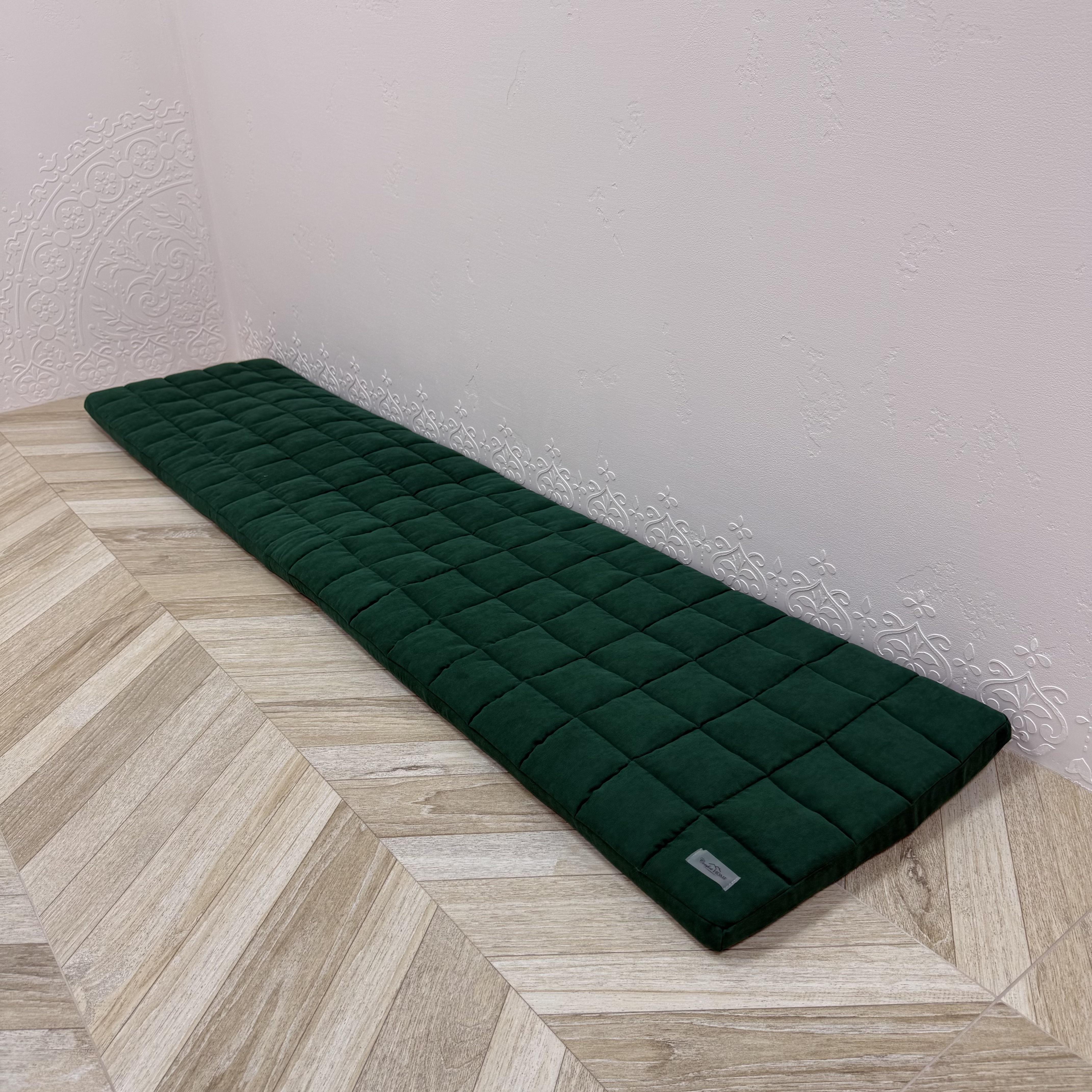 Матрас стеганный Comfort Home на подоконники/каркасы/поддоны/садовую мебель софт 120х40х10 см