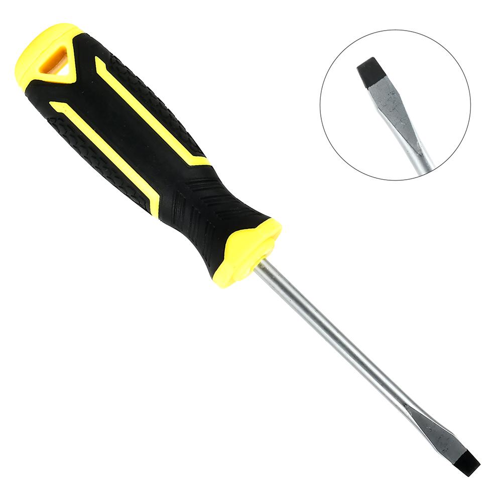 Викрутка плоска Stenson R32169-130 240 мм Чорний з жовтим (25173166) - фото 2 Викрутка плоска Stenson R32169-130 240 мм Чорний з жовтим (25173166) - фото 2