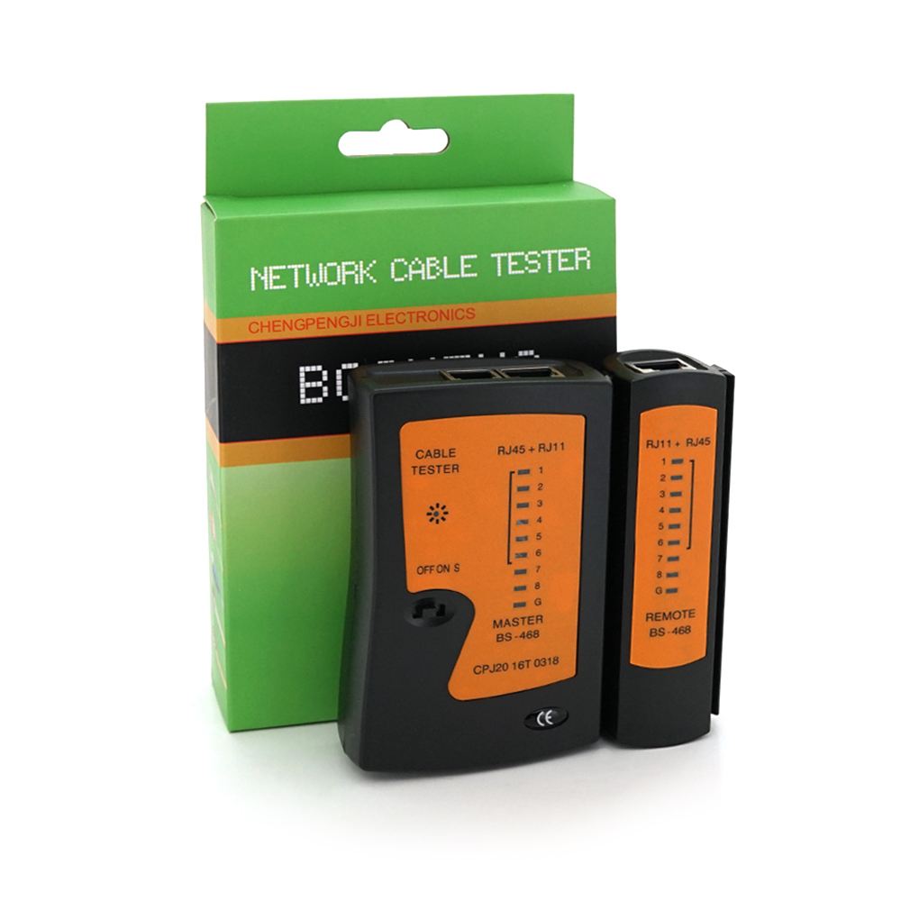 Тестер кабельний BS-468 RJ-45 RJ-11 LAN (YUT_V3068)