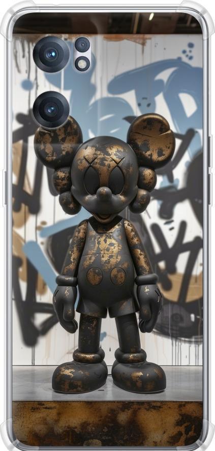 Чехол на OnePlus Nord CE 2 Bronze kaws v2 (6098sp-2589-42517)
