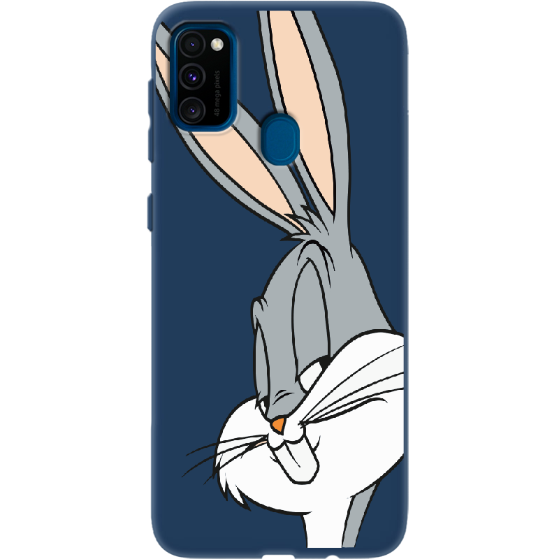 Чехол с рисунком Boxface Samsung M307 Galaxy M30s Lucky Rabbit Синий силикон (38209-bk81-41816)