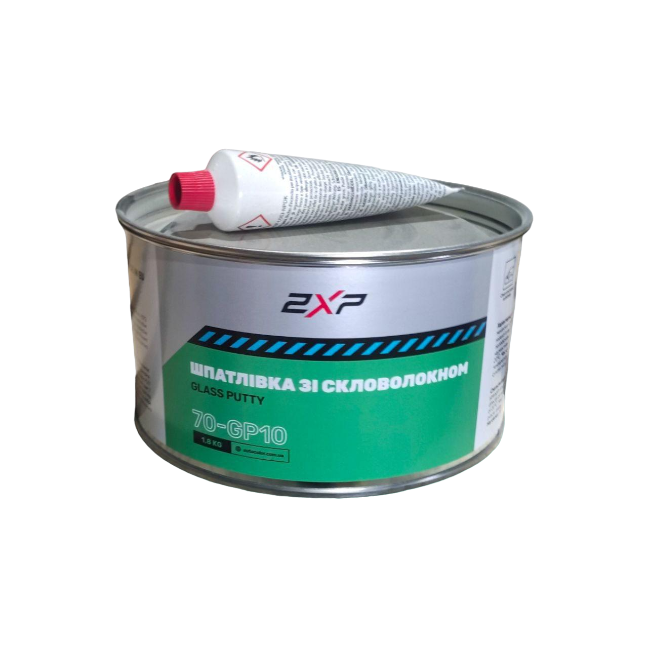 Шпатлівка з скловолокном 2ХР Glass Putty 1,8 кг (100017345)