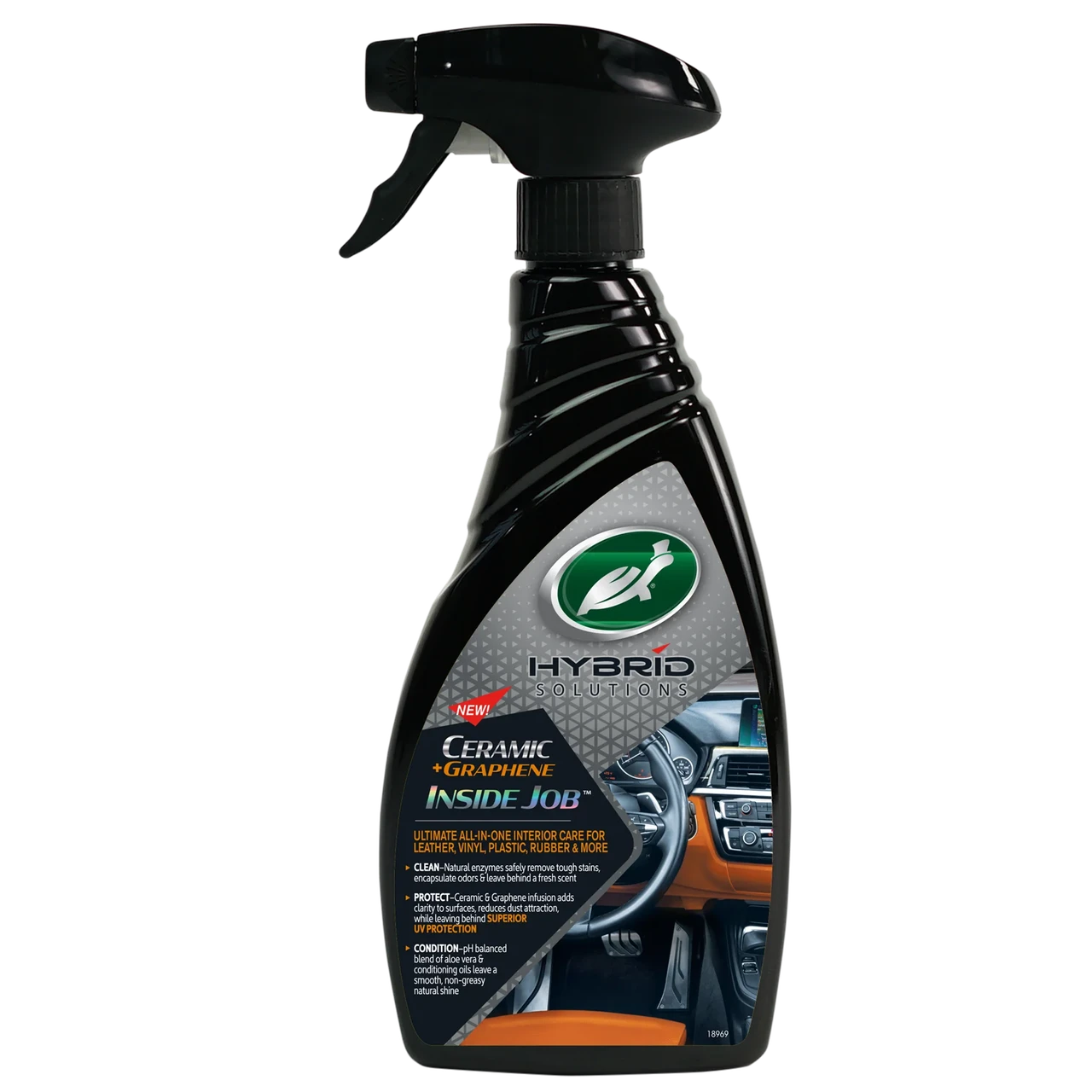 Очиститель салона с керамикой и графеном Turtle Wax Hybrid Solutions Inside Job 500 мл (54061)